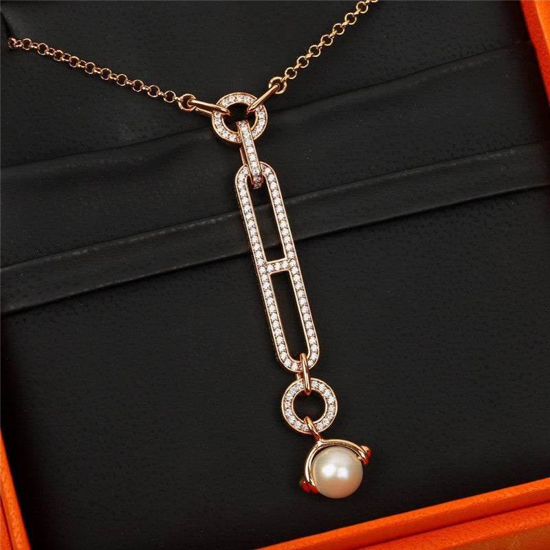 High Quality Luxury Hermes Pearl Necklace product detail