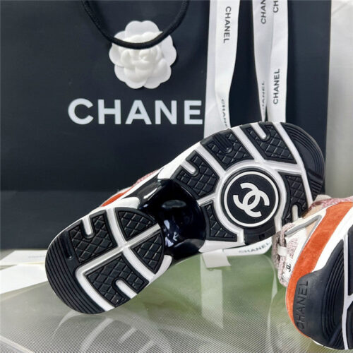 High Quality Luxury Chanel New Color Wool Stitching Casual Sneakers product detail