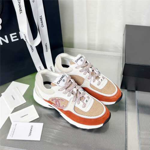 High Quality Luxury Chanel New Color Wool Stitching Casual Sneakers product detail
