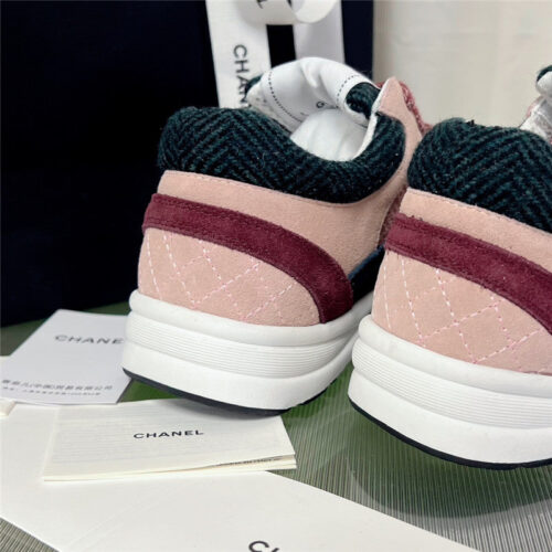 High Quality Luxury Chanel New Color Wool Stitching Casual Sneakers – Style 39878 product detail