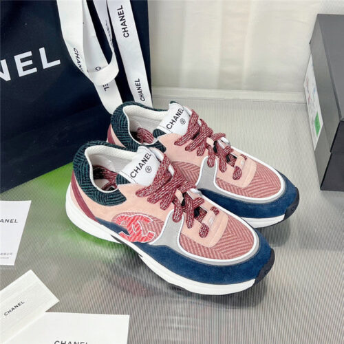 High Quality Luxury Chanel New Color Wool Stitching Casual Sneakers – Style 39878 product detail