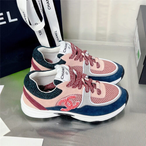 High Quality Luxury Chanel New Color Wool Stitching Casual Sneakers – Style 39878 product detail
