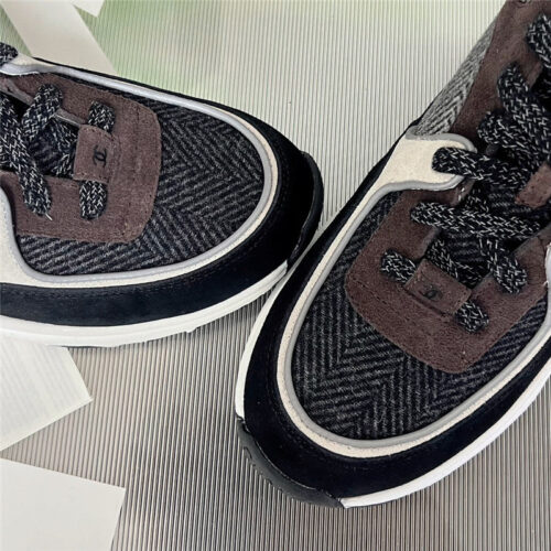 High Quality Luxury Chanel New Color Wool Stitching Casual Sneakers – Style 12198 product detail
