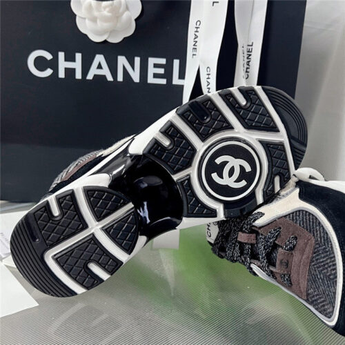 High Quality Luxury Chanel New Color Wool Stitching Casual Sneakers – Style 12198 product detail