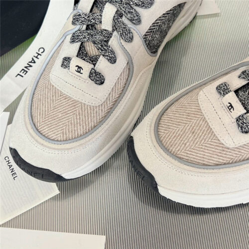 High Quality Luxury Chanel New Color Wool Stitching Casual Sneakers – Style 82822 product detail