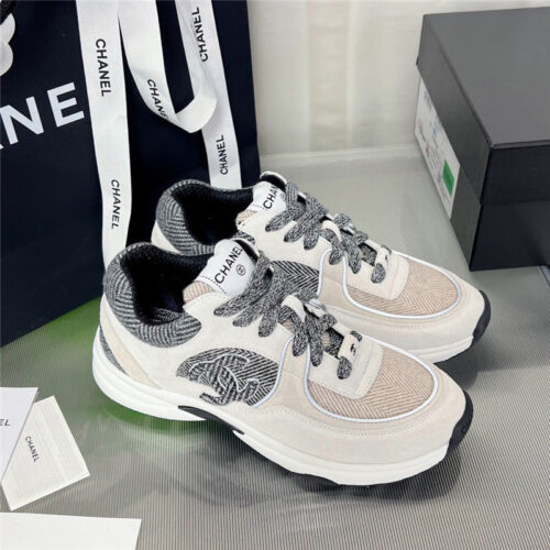High Quality Luxury Chanel New Color Wool Stitching Casual Sneakers – Style 82822 product detail