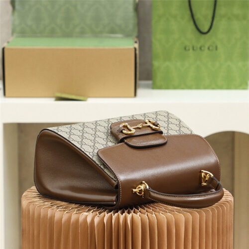 High Quality Luxury Gucci Horsebit 1955 Medium Shoulder Bag – Style 03380 product detail