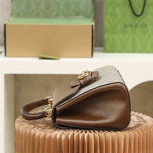 High Quality Luxury Gucci Horsebit 1955 Medium Shoulder Bag – Style 03380 product detail