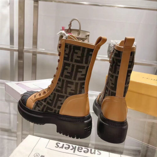 High Quality Luxury Fendi Domino FF Ankle Boots product detail