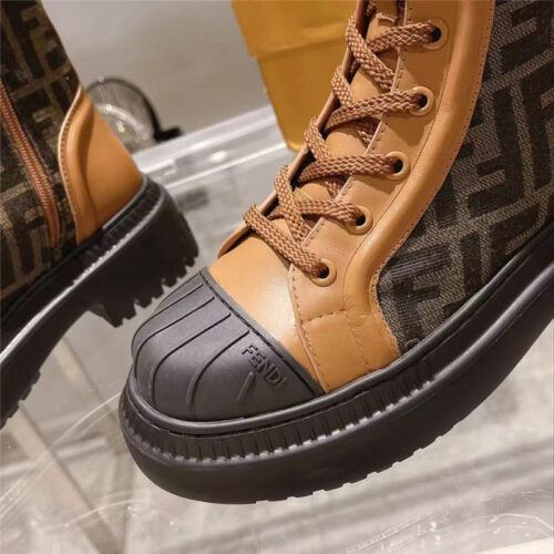 High Quality Luxury Fendi Domino FF Ankle Boots product detail