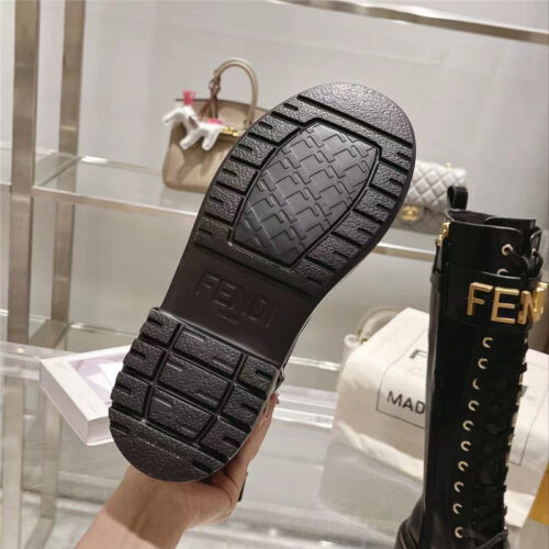 High Quality Luxury Fendi Domino FF Long Boots – Style 66483 product detail