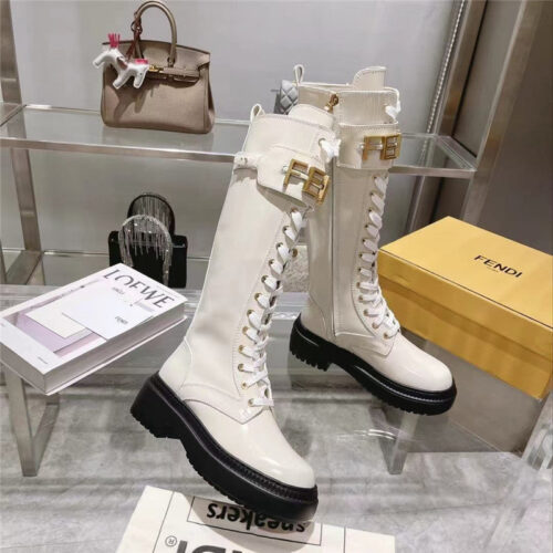 High Quality Luxury Fendi Domino FF Long Boots product detail