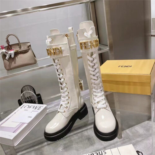 High Quality Luxury Fendi Domino FF Long Boots product detail