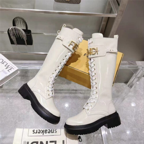 High Quality Luxury Fendi Domino FF Long Boots product detail
