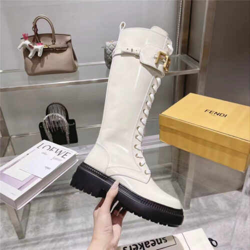 High Quality Luxury Fendi Domino FF Long Boots product detail