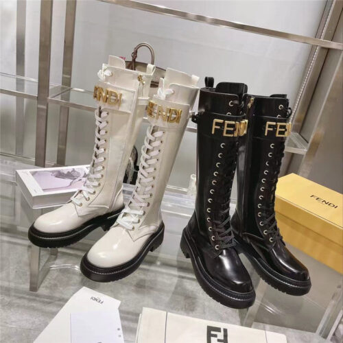High Quality Luxury Fendi Domino FF Long Boots product detail