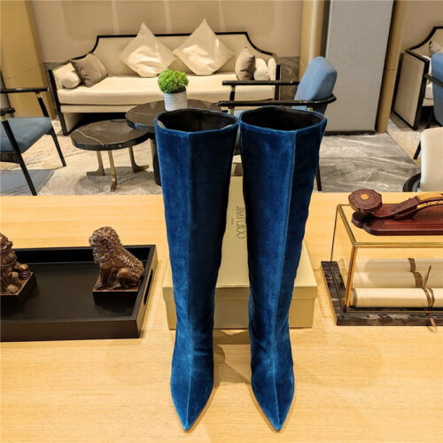 High Quality Luxury Jimmy Choo Wedge Long Boots – Style 53623 product detail