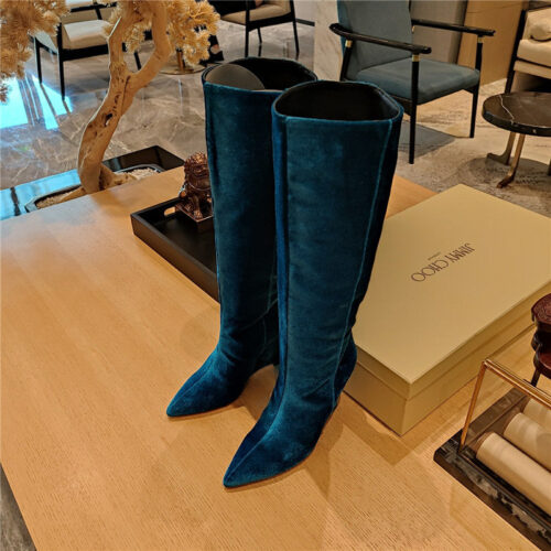 High Quality Luxury Jimmy Choo Wedge Long Boots – Style 53623 product detail