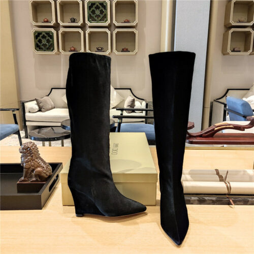 High Quality Luxury Jimmy Choo Wedge Long Boots – Style 14071 product detail