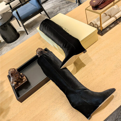 High Quality Luxury Jimmy Choo Wedge Long Boots – Style 14071 product detail