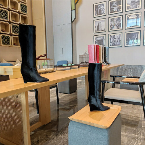 High Quality Luxury Jimmy Choo Wedge Long Boots – Style 14071 product detail