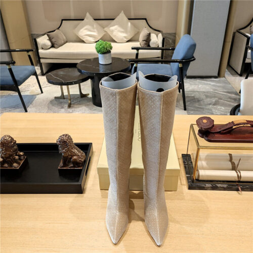 High Quality Luxury Jimmy Choo Wedge Long Boots – Style 76215 alternate view