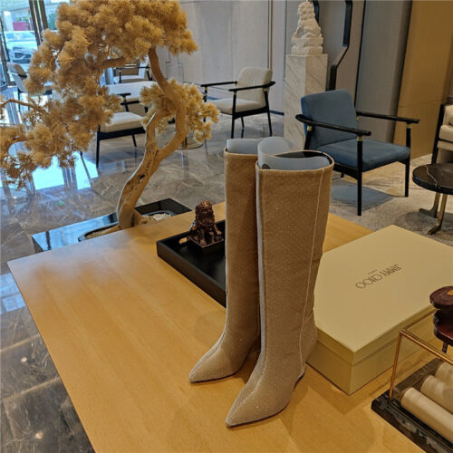 High Quality Luxury Jimmy Choo Wedge Long Boots – Style 76215 product detail