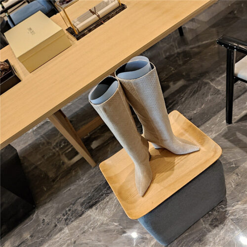 High Quality Luxury Jimmy Choo Wedge Long Boots – Style 76215 product detail