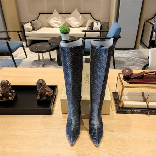 High Quality Luxury Jimmy Choo Wedge Long Boots product detail