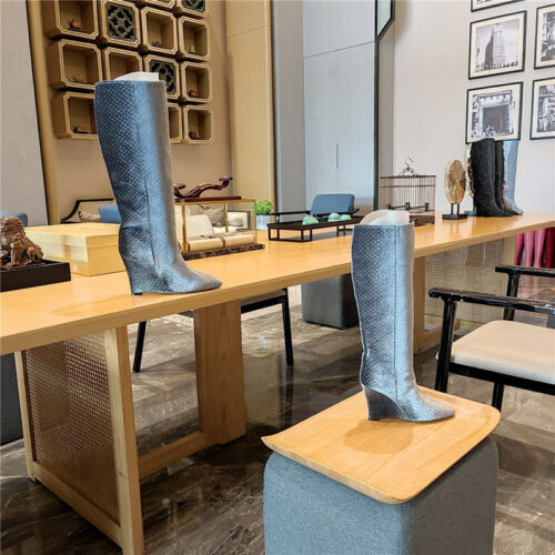 High Quality Luxury Jimmy Choo Wedge Long Boots product detail