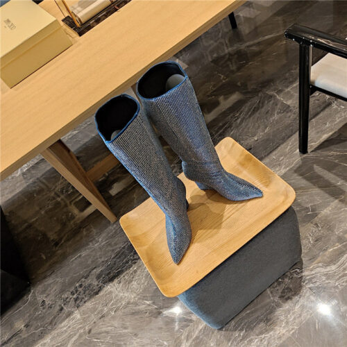 High Quality Luxury Jimmy Choo Wedge Long Boots – Style 02199 product detail