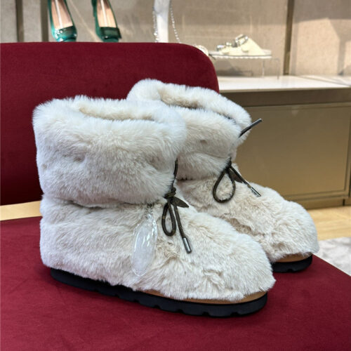 High Quality Luxury Louis Vuitton Woven Wool Winter Boots – Sizes 34–41 product image