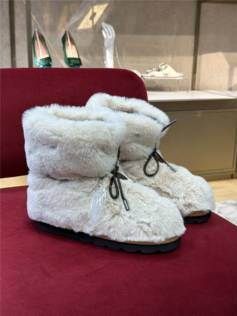 High Quality Luxury Louis Vuitton Woven Wool Winter Boots – Sizes 34–41