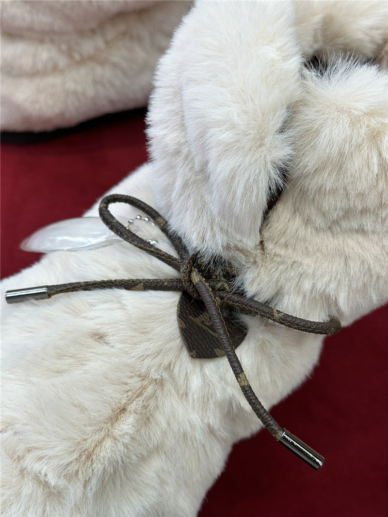 High Quality Luxury Louis Vuitton Woven Wool Winter Boots – Sizes 34–41 product detail