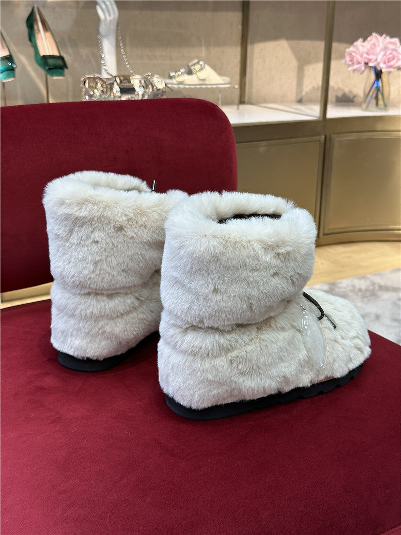 High Quality Luxury Louis Vuitton Woven Wool Winter Boots – Sizes 34–41 product detail