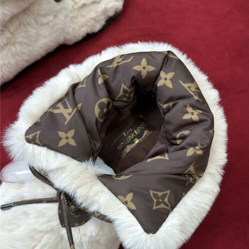 High Quality Luxury Louis Vuitton Woven Wool Winter Boots – Sizes 34–41 product detail