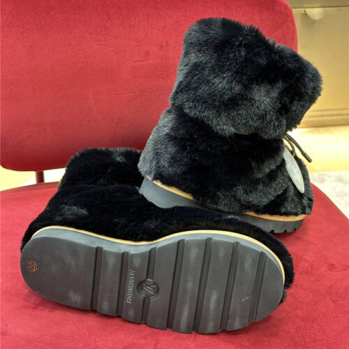 High Quality Luxury Louis Vuitton Woven Wool Down Boots product detail