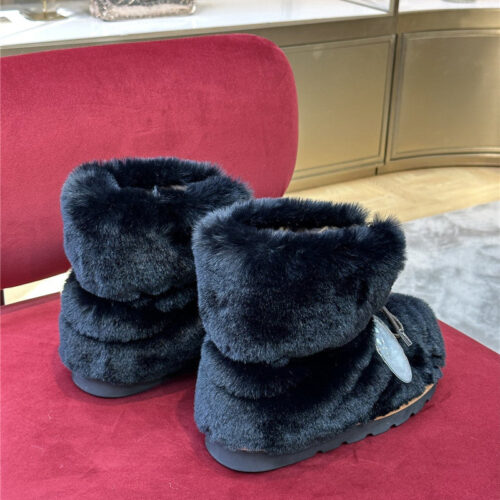 High Quality Luxury Louis Vuitton Woven Wool Down Boots product detail