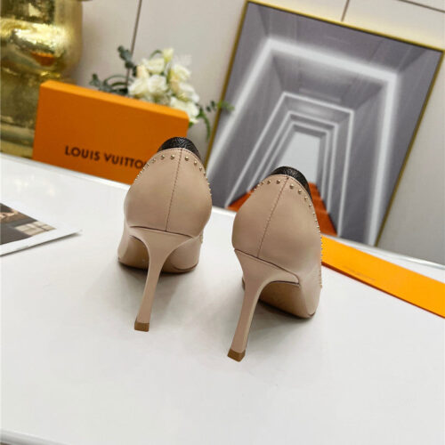High Quality Luxury Louis Vuitton Logo Leather Shoes product detail