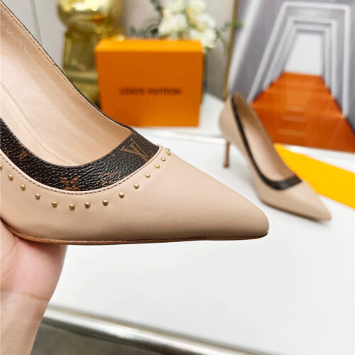 High Quality Luxury Louis Vuitton Logo Leather Shoes product detail