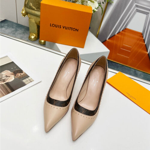High Quality Luxury Louis Vuitton Logo Leather Shoes product detail