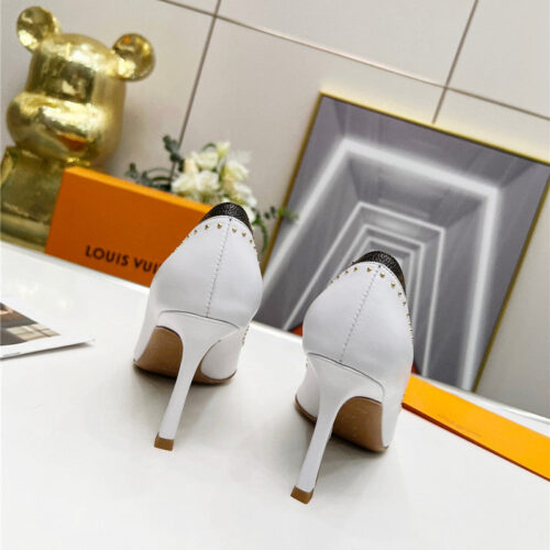 High Quality Luxury Louis Vuitton Logo Leather Shoes – Style 47747 product detail