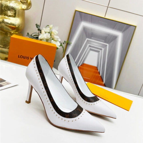 High Quality Luxury Louis Vuitton Logo Leather Shoes – Style 47747