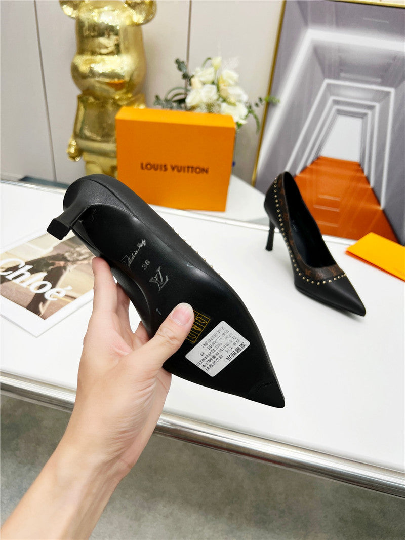 High Quality Luxury Louis Vuitton Logo Leather Shoes – Style 51139 product detail