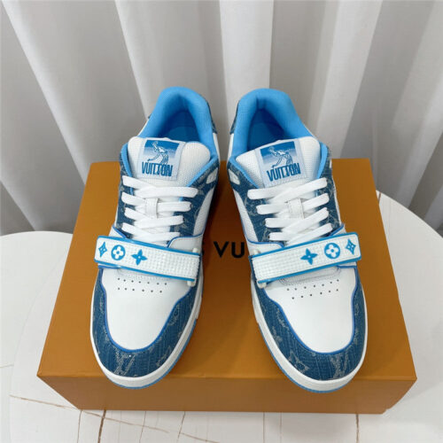 High Quality Luxury Louis Vuitton Retro Couple Sneakers – Style 25667