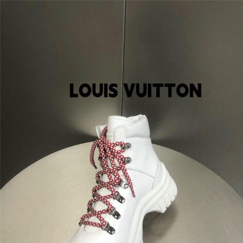 High Quality Luxury Louis Vuitton Ruby Flat Ranger Shoes product detail