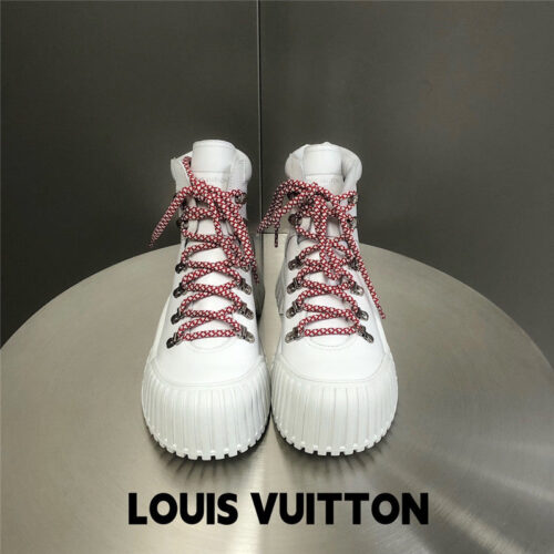 High Quality Luxury Louis Vuitton Ruby Flat Ranger Shoes product detail