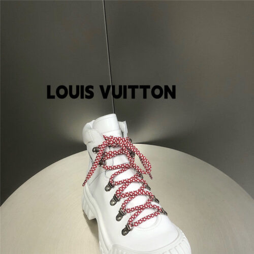 High Quality Luxury Louis Vuitton Ruby Flat Ranger Shoes product detail
