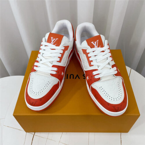 High Quality Luxury Louis Vuitton Retro Couple Sneakers – Style 33059