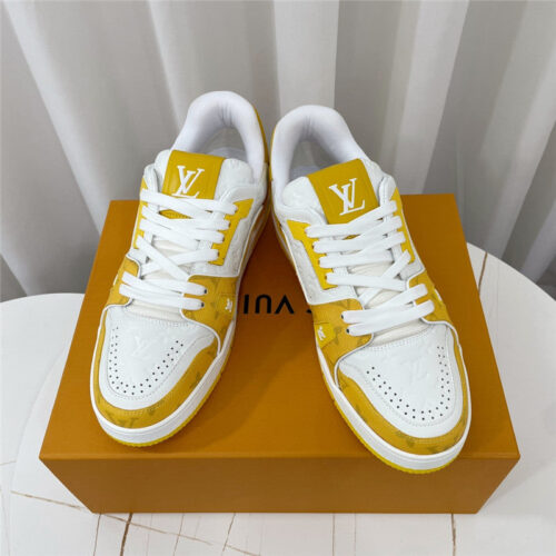 High Quality Luxury Louis Vuitton Retro Couple Sneakers